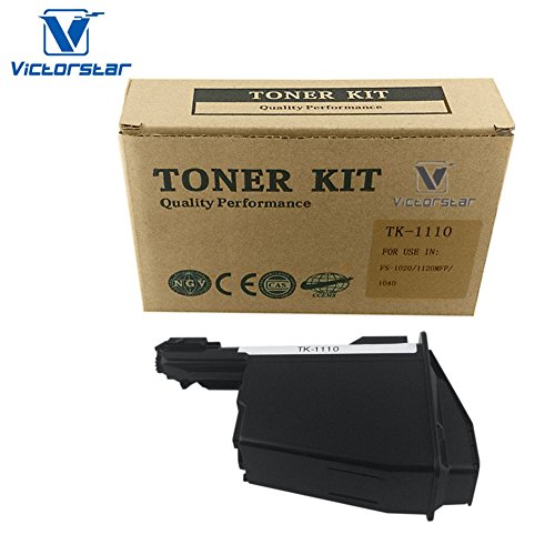 VICTORSTAR @ Kompatible Tonerkartusche TK1110 / TK-1110 für Kyocera-Mita Farblaserdrucker FS 1020MFP, FS-1040, 1120MFP / OEM-Teilenummer TK1110 / Hohe Ergiebigkeit 2500 - 5