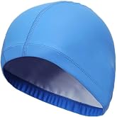 Unisex Swimming Cap Pool Women and Men Pool Hat for Long and Short Hair Waterproof Bath Caps Soft and Comfortable