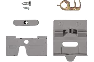 cantondz Türverschluss Ersatzteil Schieber Türverriegelung für Kühlschrank Grau Türverriegelung für Kühlschrank gebogen Kompatibel mit Serie RM 7 Caravan Wohnmobil Kühlschrank 2412757805