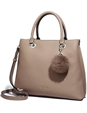 Kadell Frauen PU Leder Handtaschen Crossbody Schultertasche Top Handle Purses