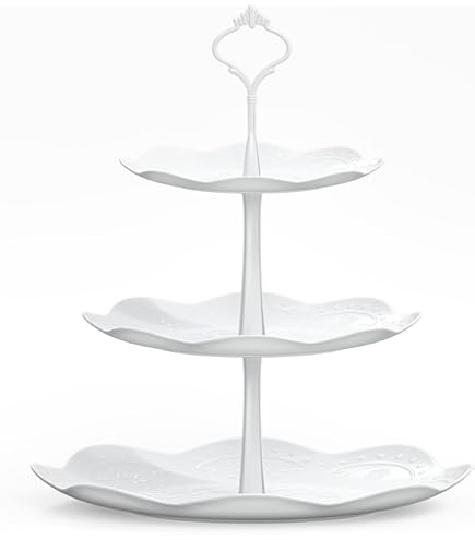 THREE TIERS LAYERS FOOD STAND PARIES,GATHERING,GUESTS COLLAPSIBLE - View #10