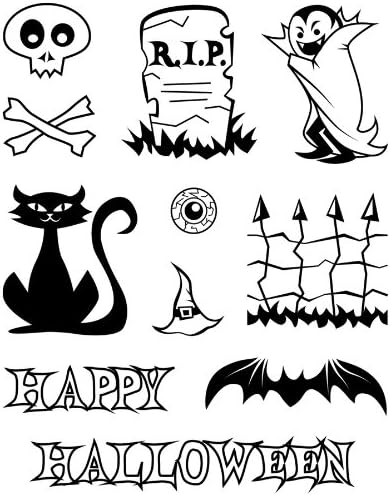 Karen Foster Design, Clear Stamp Set, Halloween