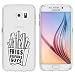 Produktbild Samsung Galaxy S6 Hülle von licaso® aus TPU schützt Dein S6 5,1" Fries before Guys Pommes vor Homme Muster Schutz-Hülle Cover Case transparent klare Schutzhülle galaxys6 Tasche Silikon Style (Samsung Galaxy S6, Fries before Guys)