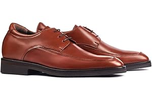 MASALTOS Zapatos de Hombre con Alzas Que Aumentan Altura hasta 7 cm. Fabricados en Piel. Modelo Roma