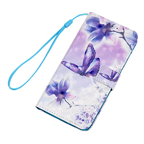 Lanveni S6 H  lle  Handyh  lle f  r Flip Case Cover PU Lederh  lle Schutzh  lle Magnetverschluss Ledertasche mit Stander Function Brieftasche Card Slo