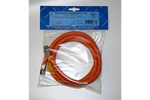 GOK Manguera de gas de 150 cm, 2 conexiones G 1/4" izquierda