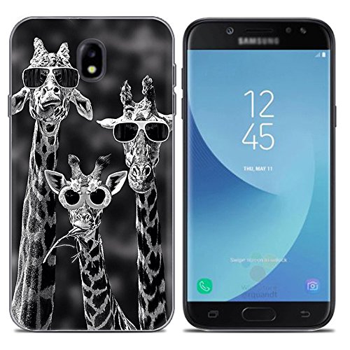 Funda Cute Samsung Galaxy J5 2017  DeepELE Vistoso Amigable Medio Ambiente Material TPU Suave Cubierta Protectora del Funda Patr  n Encantador  Ciervo