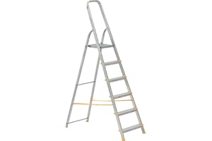 ARZER Escabeau en aluminium EUROSTYL Jaune 6 marches