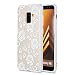 Produktbild Samsung Galaxy A8 2018 Hülle, Carols Geprägte Spitze Blume Samsung Galaxy A8 2018 Handyhülle , Samsung Galaxy A8 2018 Schutzhülle ,TPU Silikon Hülle / Case / Cover / Handytasche für Samsung Galaxy A8 2018 ,Ultra Slim Transparent/Schützend/Weich/Ultra Hybrid/Schock Absorption/Kratzfest Backcover Handyhülle TPU Case für für Samsung Galaxy A8 2018 - Weiße Rose