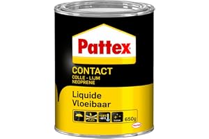 Pattex Neopren flytande kontaktlim - perfekt för montering och plätering på alla typer av material - kan sprutas - 650 g