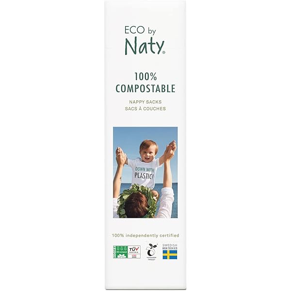 Couches Naty BioEmbrace Taille 1 (2-5 Kg) - 100% Bio-sourcées Sur La Peau - Ultra Absorbantes, 100 Unités - Pour Nouveau-nés