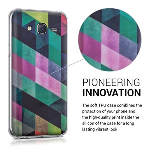 kwmobile Funda para Samsung Galaxy J5 2015 - forro de TPU silicona cover protector para m vil - Case Dise o Mosaico multicolor rosa fucsia menta reviews kwmobile Funda para Samsung Galaxy J5 2015 - forro de TPU silicona cover protector para m vil - Case Dise o Mosaico multicolor rosa fucsia menta