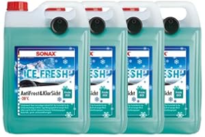 ‎SONAX SONAX 4X 01335410 Antifrost&KlarSicht bis -20°C IceFresh ScheibenReiniger 5L