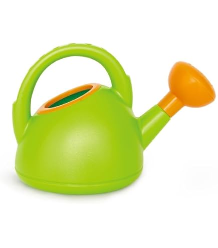 Annaffiatoio in plastica da 4 litri, leggero, con spruzzatore d'acqua