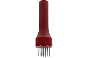 Ciieeo Pork Needle Tenderizing Steak Meat Tenderizer Tool Meat Needle Tenderizer Pork Belly Tool Hamburger Smasher Needles Belly Skin Pricker Mallet Wooden