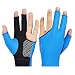 Produktbild Bobury BOODUN Billiard Pool-Ball-Shooters 3 Fingers atmungsaktive Soft Anti-Rutsch Anti-Rutsch-Sport Lycra Ein Paar Handschuhe