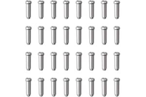 100 Pcs Embouts de Câble de Frein, 12 mm Embouts Câble Vélo en Alliage Embout Frein Velo pour Vélo de Montagne (Argent)