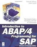 Introduction to Abap/4 Programming for Sap by Gareth M. De Bruyn, Robert Lyfareff