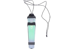 ATAIRSOFT WorldShopping4U Casque Sécurité LED VLA V-Lite Sac E-Lite stroboscopique lumière (Bleu, Vert, Rouge) Lampe de Poche Noir Base pour Tactique Airsoft extérieur Chasse Camping