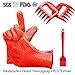 Produktbild Grill Set, Hitzeschutzhandschuhe Ofenhandschuhe, BBQ-Handschuhe, Küchenhandschuhe, Pulled Pork Fleisch Claws Pulled Pork Shredder, , Maschinenwaschbar, Hembeer 1 Paar professionelle Grillhandschuhe + 1 Paar Meat Claws