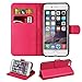 Price comparison product image Fidget Smith FidgetSmith Flip Wallet Leather Case Cover Magntic Luxury Book Type Case For Apple iPhone 5S 5C SE 6 6S 6 PLUS 6S PLUS 7 7 PLUS 8 8 PLUS X (iPhone 6 plus 6S Plus, Pink)