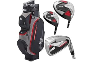 Prostaff Wilson SGI Complete Golf Club Set Steel Shafted Irons Set & 2022 Staff I-Lock Cart Bag New