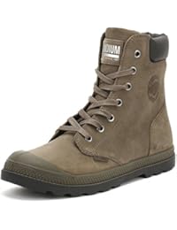Palladium Mujer Major Marrón Knit Pampa Hi Cuff Botas