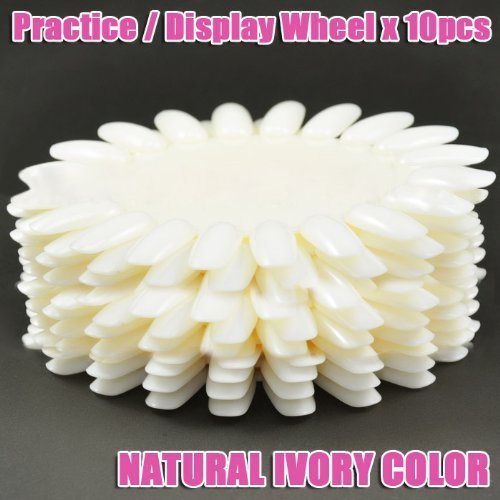 Display / Practice Wheel (Natural Ivory,Oval) x 10 CODE: #164B