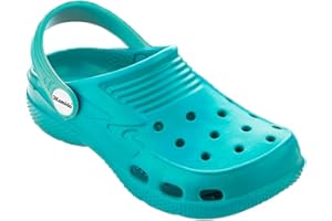3Kamido® Croco Kids piękne chodaki dziecięce buty ogrodowe, klapki kąpielowe, piaskownica, kemping, dla chłopców i dziewczynek