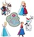 Produktbild Bügelbild / Aufnäher - " Disney FROZEN - die Eiskönigin - Kristoff & Rentier Sven " - 7 cm * 9 cm - völlig unverfroren - Applikation - Arendelle - Olaf - Jungen & Mädchen - gewebter Flicken - Prinzessin - Bügelflicken / Hosenflicken - Bügelsticker