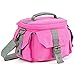 Produktbild Evecase Canvas DSLR Colt Kameratasche mit Zubehörfächer - Pink