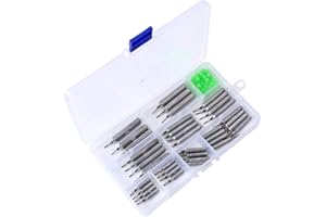 ZoneYan Pesos de Pesca Drop, Shot Pesas Plomo, Pesca de Plomo, 40 Piezas Drop Shot Pesas Plomo, 3,5ga 20g, 6 tamaños, Dropshot Plomo Set con Caja, con Cuentas Luminosas