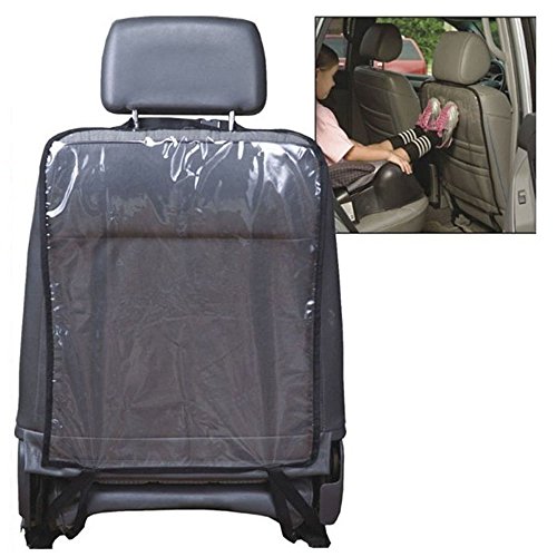Panlom® 2PCS Kick Mats for Car Seats Back For Children Kick Mat Mud Clean (Black)