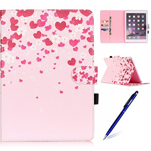 Price comparison product image Yokata iPad Air 2(iPad 6) PU Leather Multi-Function Case with Flip Stand Cover