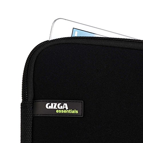 GIZGA 9-9.7 Zoll Laptop Hülle Tasche für iPad 1 / 2 / 3 / 4, iPad Air /Air 2, iPad Pro 9.7″, Samsung Galaxy Tab E 9.6, Tab S2 9.7, aus hochwertigem robustem Neopren schwarz - 5