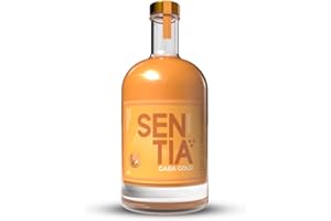Sentia Spirits Gaba Gold, Botanical Alcohol-Free Drink, Award Winning, Vegan, Gluten Free & GM Free, Zero Proof, Citrus Taste, Up to 20 Drinks, (500ml), Mix with Lemonade or your favourite mixer