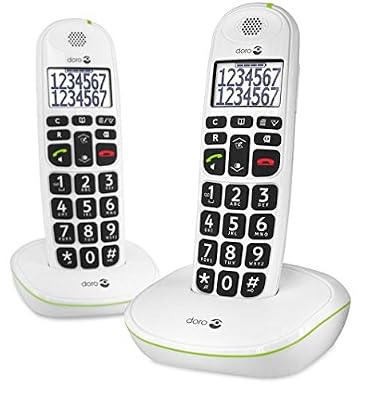 Doro Phone Easy 110 Duo téléphone fixe filaire Blanc