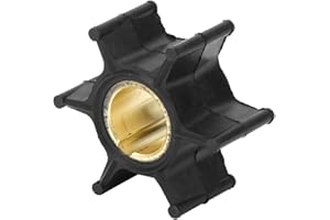 AKOZON Boat Outboard Motor Water Pump Impeller Part 386084 18-3050 Fits for Evinrude Johnson 2-Stroke 4-Stroke 9.9hp &15hp