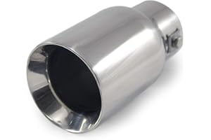 CARJOY Exhaust Tip Trim End Pipe Tail Sport Muffler Stainless Steel Chrome Universal
