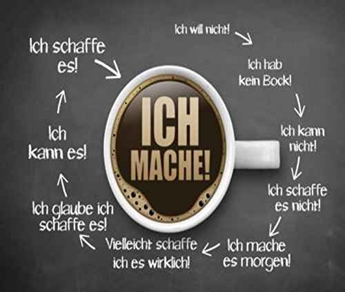 Creativ Deluxe alfombrilla de ratón, diseño de frases en alemán