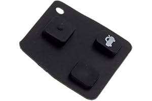 AUTOZOCO Botones de Mando Llave del Coche 3 Botones, Botonera de Repuesto para Mando a Distancia, Compatible con Toyota Avensis Corolla Yaris Rav4 Camry Land Cruser