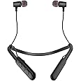 ZOXOWA B-11 Wireless Neckband Bluetooth Earphone In Ear Headset Earbuds Portable Headphone Handsfree Sports Running Sweatproof Compatible Android Smartphone Noise Cancellation - (Black)