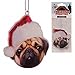 Price comparison product image Fun Xmas Pug Design Air Freshener PDS by Newquay-Bonsai