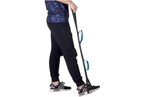 YISNTF Leg Lifter Strap Foot Lifter & Hand Grip, Mobility Lift Leg Raiser Aids for Elderly, Handicap, Disability, Pediatrics 40” Mobility Aids for Wheelchair, Bed, Car, Couch, Hip & Knee Replacement