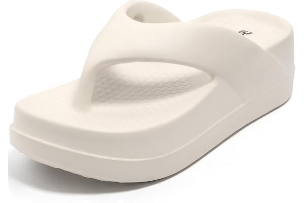 DOCTOR HEALTH SUPER SOFT Women s Thick Sole EVA Flip Flops Soft Cushioned Cloud Comfort Slippers Lightweight Anti-Slip Open Toe Casual Sandals for Indoor Outdoor Everyday Wear