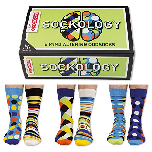 trendaffe Oddsocks Sockology Socken im 6er Set - Strumpf