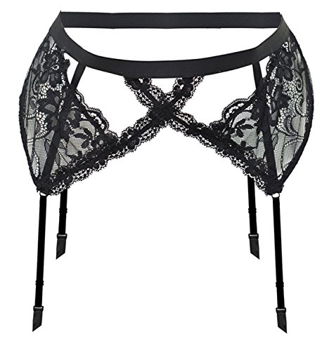 Preisvergleich Produktbild Lady-Mode Strapse-Gürtel 32 Schwarz (S - 2XL) (2XL)