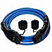 Produktbild EV Cables Premium Euro Series Ladekabel für Elektroautos mit Bonus Tragetasche Typ 2 bis Typ 2 Blau (32 amp | 10 Meter | 22kW)