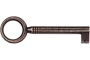 cyclingcolors Chiave serratura 70 mm antichi ante mobili armadio cassetti bronzata arte povera ottonata