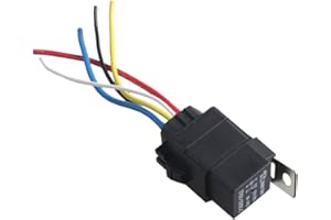 Mintice Autoveicolo Auto Presa di Corrente Relè 12V 40A Spdt Pesanti 5 Pin 4 Fili Impermeabile Relè Kit Elettrici Avviamento Ferro Indietro